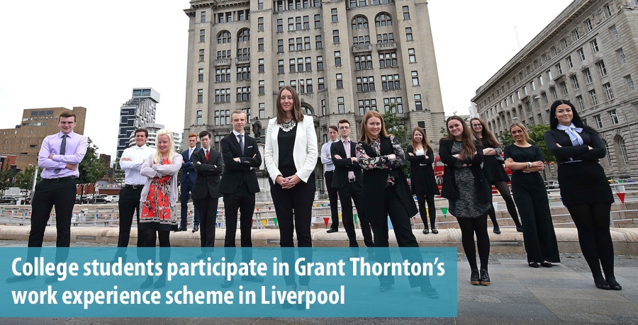 Grant Thornton work experience scheme in Liverpool