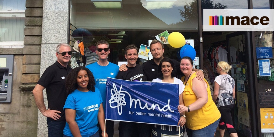 Mace supports Mind through charity shop funding race