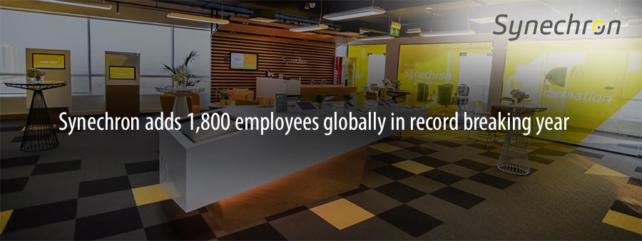 Synechron adds 1,800 employees globally in record breaking year