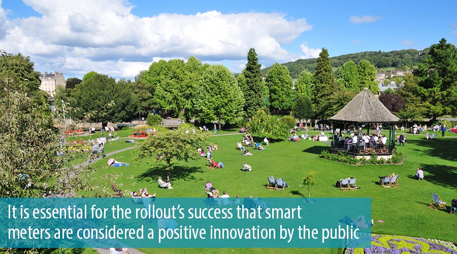 It is essential for the rollout’s success that smart meters are considered a positive innovation by the public It is essential for the rollout’s success that smart meters are considered a positive innovation by the public