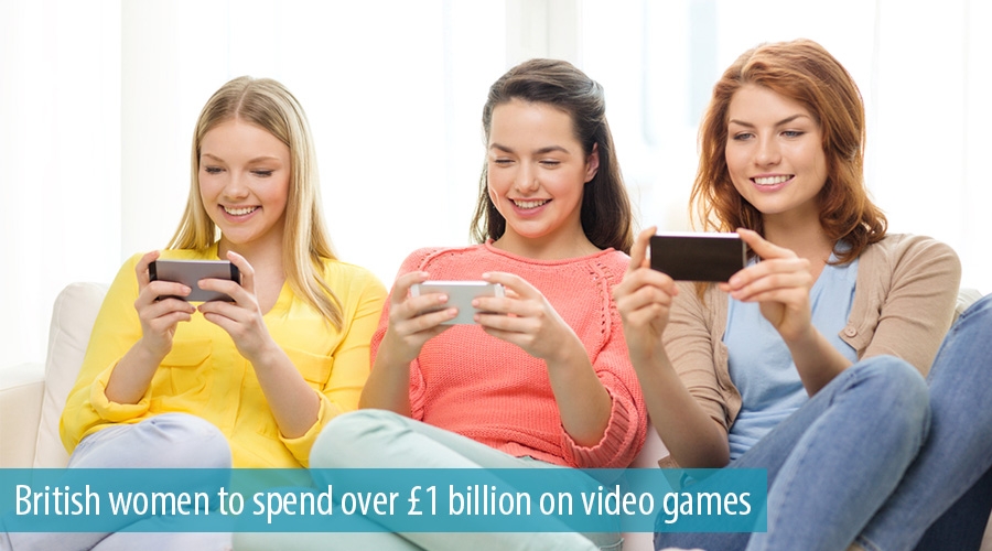 British women to spend over £1 billion on video games