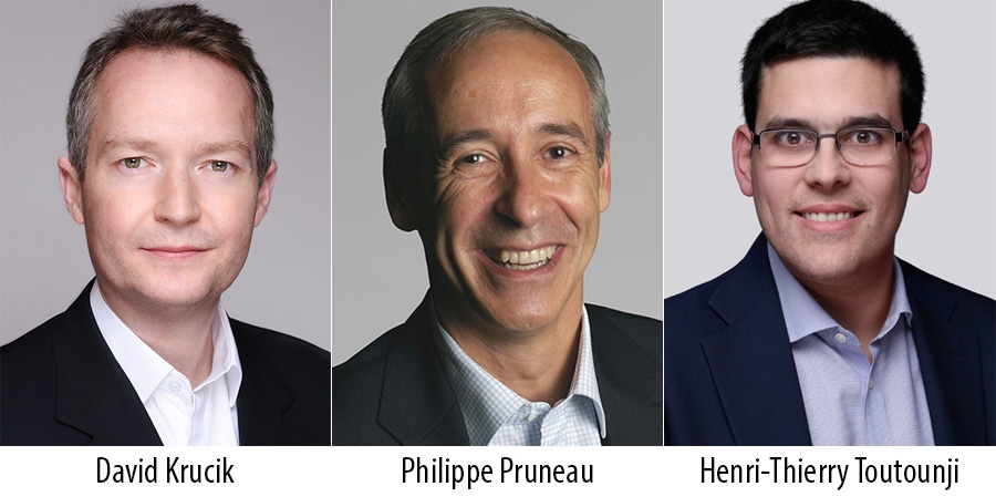 David Krucik, Philippe Pruneau and Henri-Thierry Toutounji