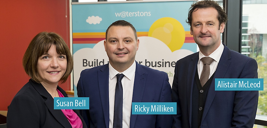 Susan Bell - Ricky Milliken and Allistair McLeod - Waterstons