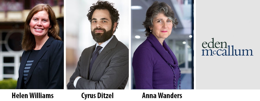 Helen Williams, Cyrus Ditzel, Anna Wanders