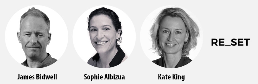 James Bidwell, Sophie Albizua and Kate King