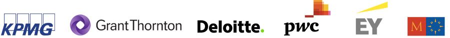 KPMG, Grant Thornton, Deloitte, PwC, EY, Mazars