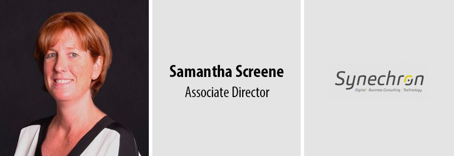 Samantha Screene joins Synechron's HR team in London