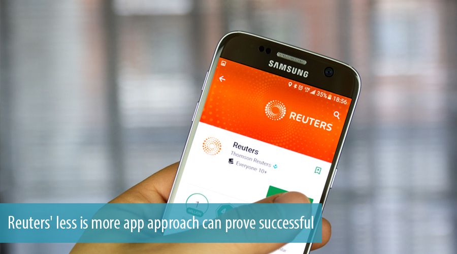 Reuters' less is more app approach can prove successful