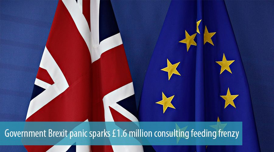 Government Brexit panic sparks £1.6 million consulting feeding frenzy