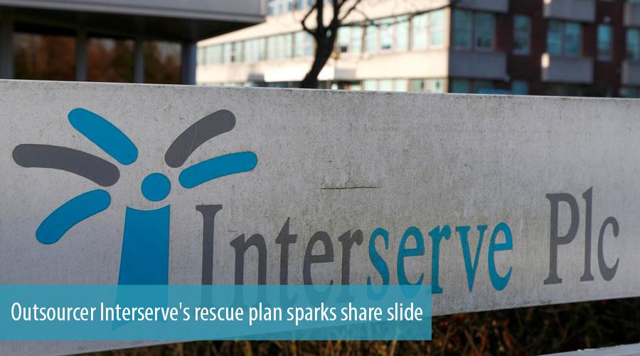 Outsourcer Interserve's rescue plan sparks share slide