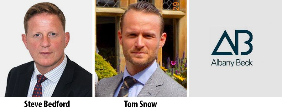 Steve Bedford and Tom Snow join Albany Beck in London