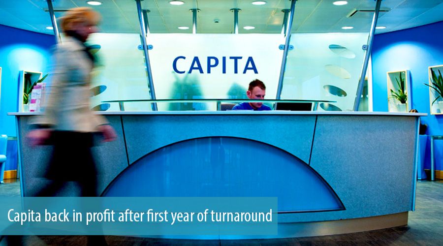 Capita back in profit after first year of turnaround