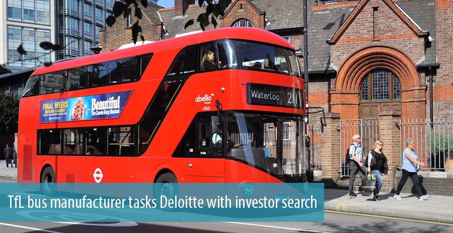 TfL bus manufacturer tasks Deloitte with investor search