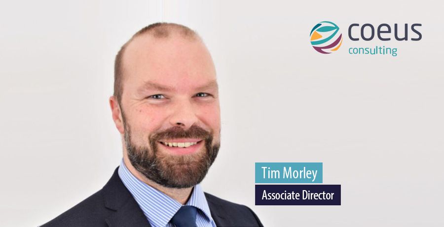 Coeus Consulting hires Tim Morley as Associate Director