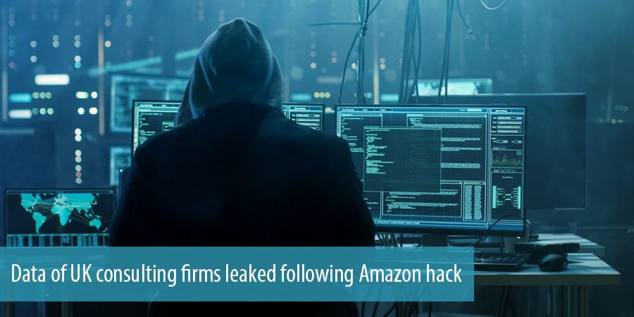 Data of UK consulting firms leaked following Amazon hack