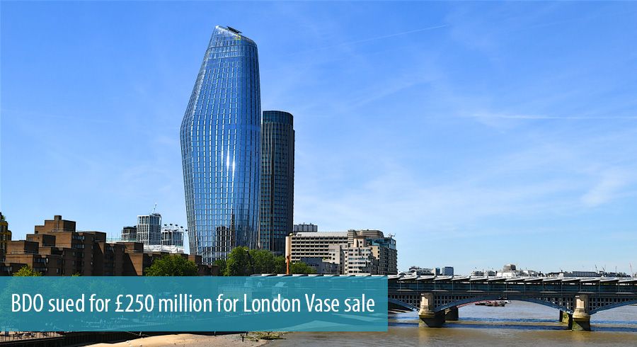 BDO sued for £250 million for London Vase sale