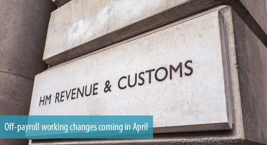 Off-payroll working changes coming in April