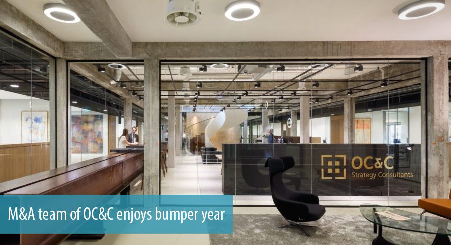 M&A team of OC&C enjoys bumper year