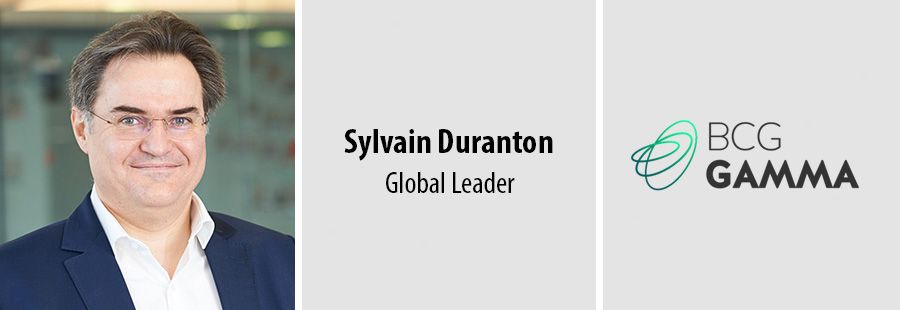 Sylvain Duranton, Global Leader at BCG GAMMA