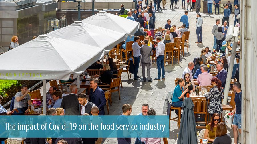The impact of Covid-19 on the food service industry