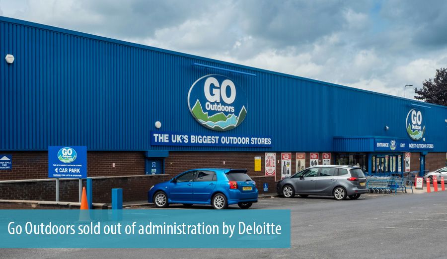 Go Outdoors sold out of administration by Deloitte