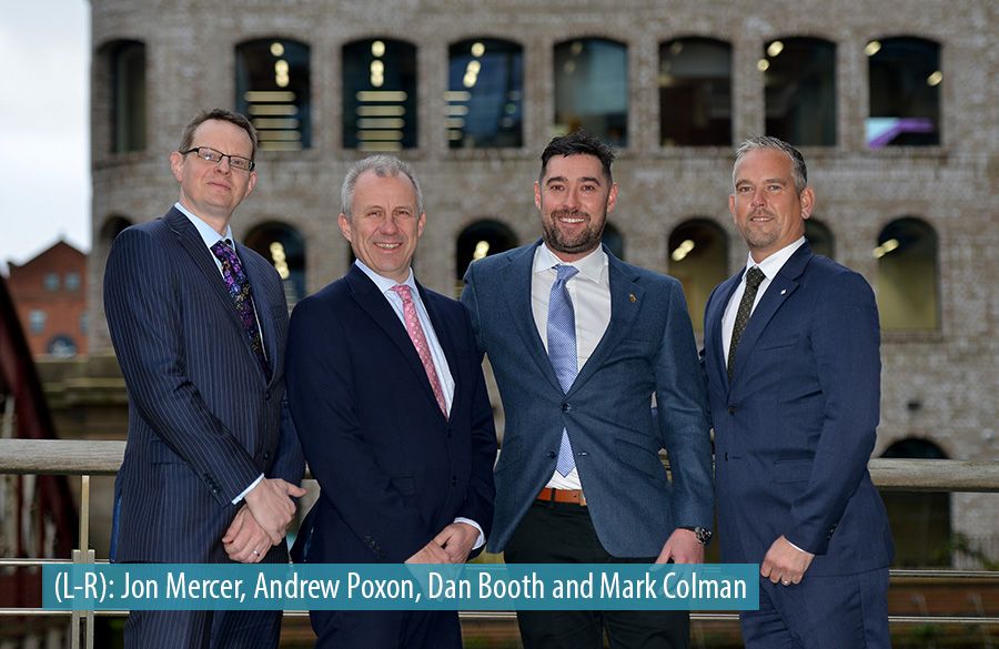 Jon Mercer, Andrew Poxon, Dan Booth and Mark Colman