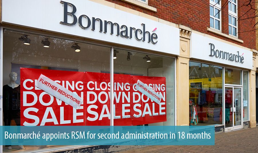 Bonmarché appoints RSM for second administration in 18 months