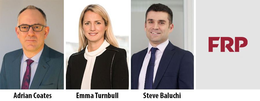 FRP appoints three new Directors in UK and Scotland