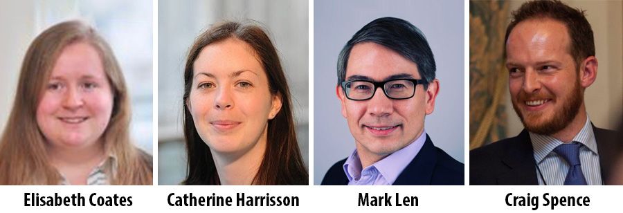 Elisabeth Coates, Catherine Harrisson, Mark Len, Craig Spence