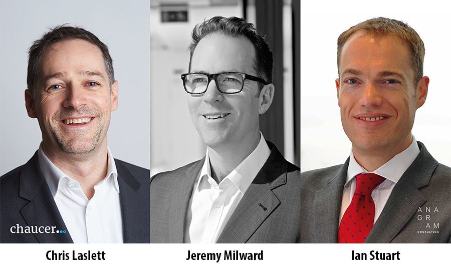 Chris Laslett, Jeremy Milward and Ian Stuart