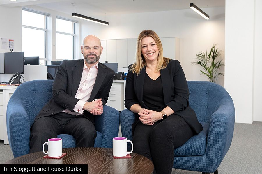 Tim Sloggett and Louise Durkan