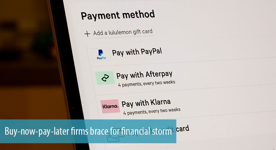 Buy-now-pay-later firms brace for financial storm