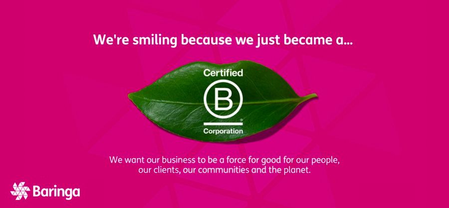 Baringa becomes certified B Corporation