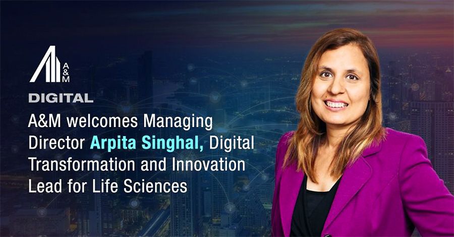 Arpita Singhal joins A&M as Managing Director in life sciences