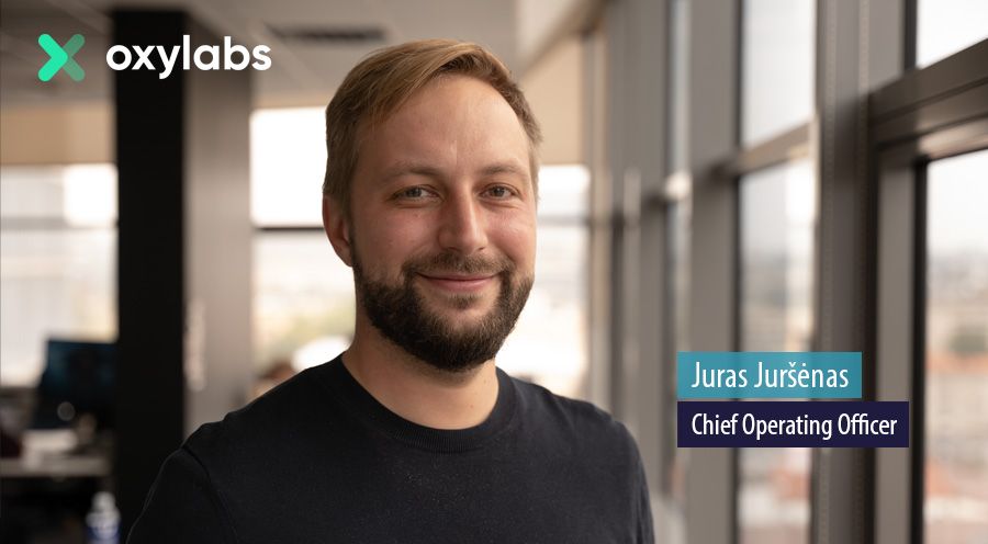 Juras Juršėnas, Chief Operating Officer at Oxylabs