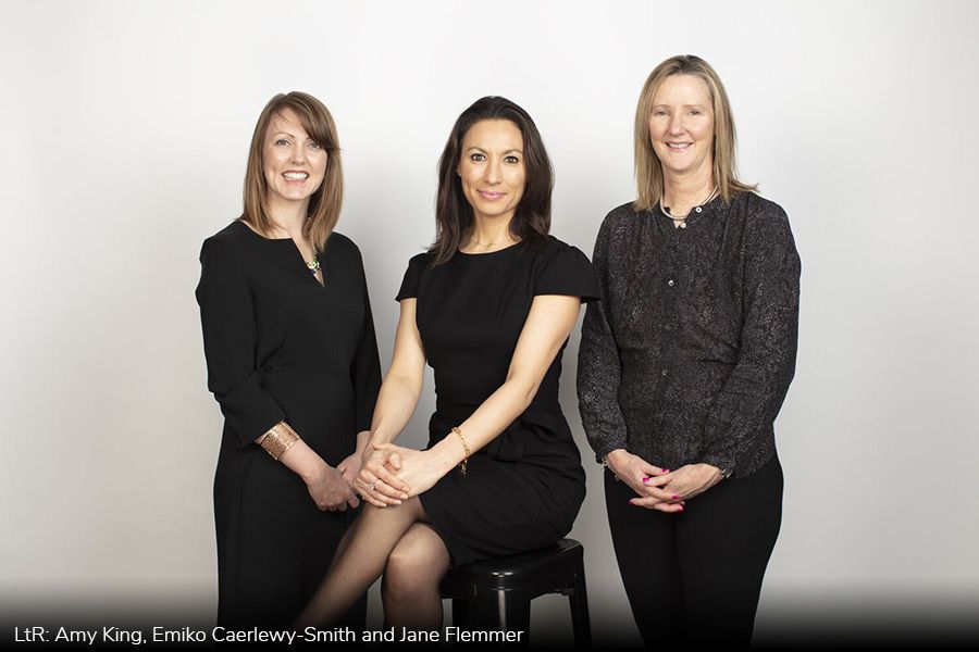 Amy King, Emiko Caerlewy-Smith and Jane Flemmer