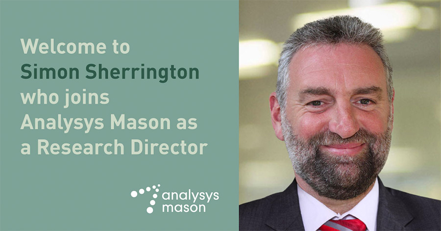 Simon Sherrington re-joins Analysys Mason as Research Director