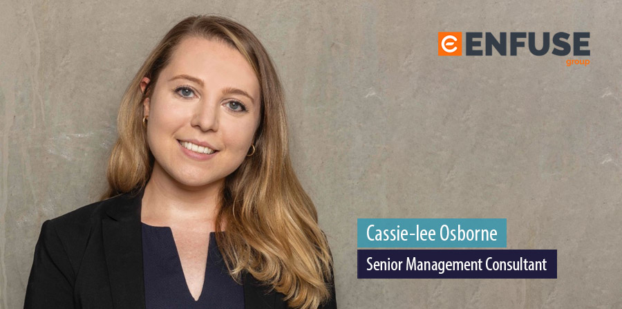Cassie-lee Osborne, Senior Management Consultant, Enfuse Group.