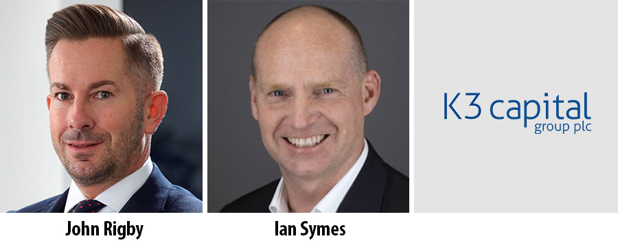 K3 Capital appoints John Rigby (Chairman) and Ian Symes (CEO) K3 Capital appoints John Rigby (Chairman) and Ian Symes (CEO)