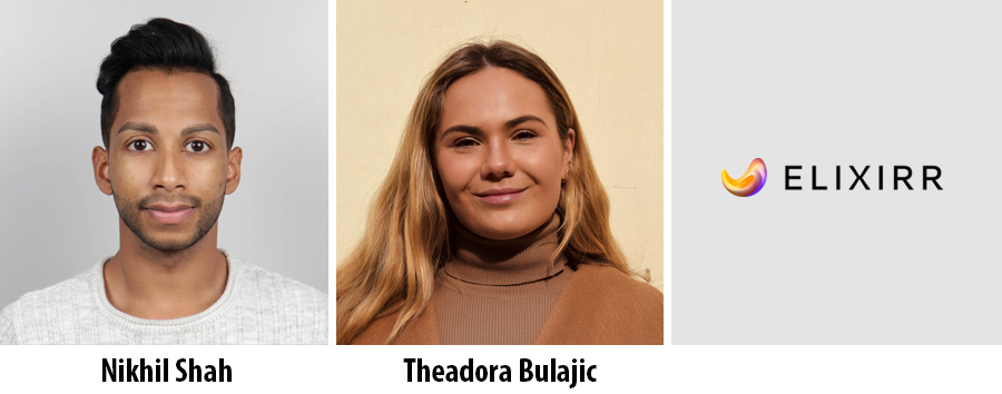 Nikhil Shah and Theadora Bulajic, Elixirr