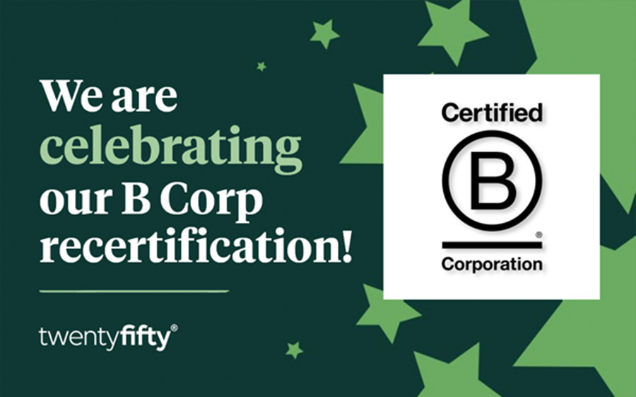 ESG firm twentyfifty recertified as B Corp ESG firm twentyfifty recertified as B Corp