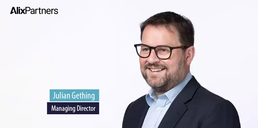 Julian Gething joins AlixPartners as managing director Julian Gething joins AlixPartners as managing director