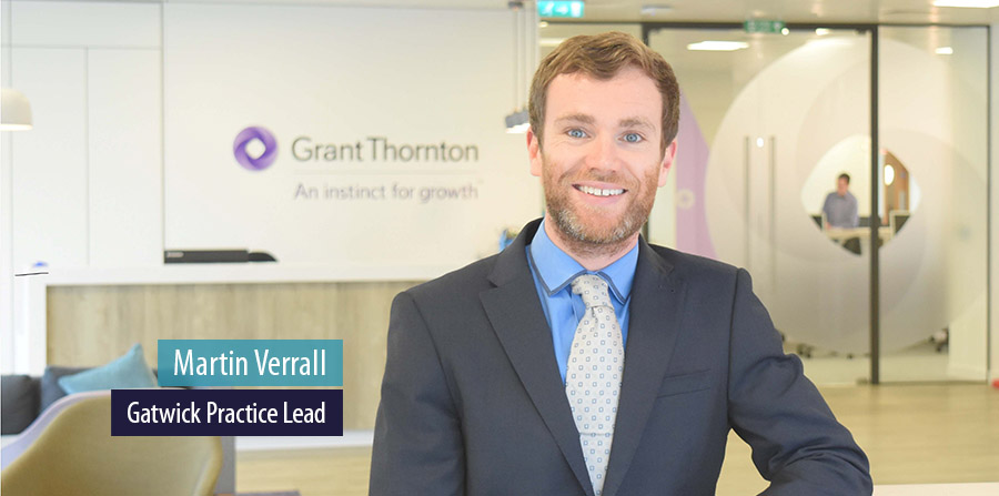 Grant Thornton appoints Martin Verrall as Gatwick lead