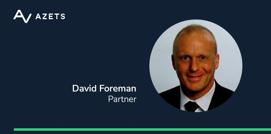 Azets appoints David Foreman as partner