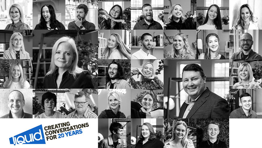 Liquid celebrates 20th anniversary with rebrand Liquid celebrates 20th anniversary with rebrand