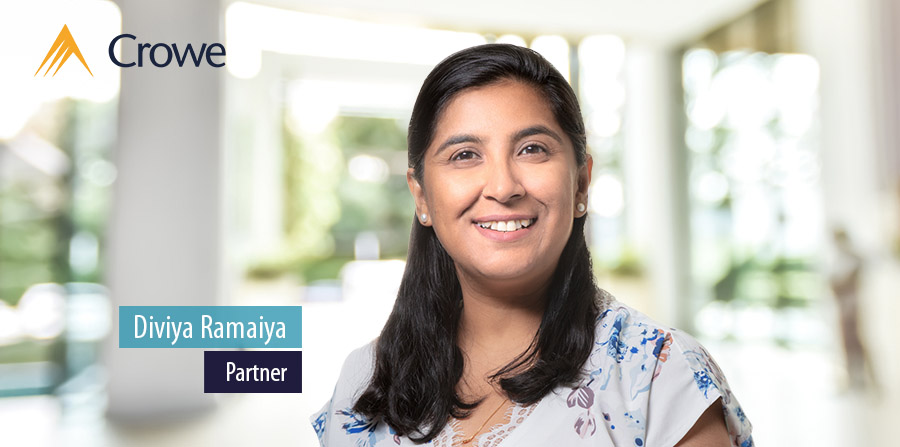 Crowe promotes Diviya Ramaiya to partner in London team Crowe promotes Diviya Ramaiya to partner in London team