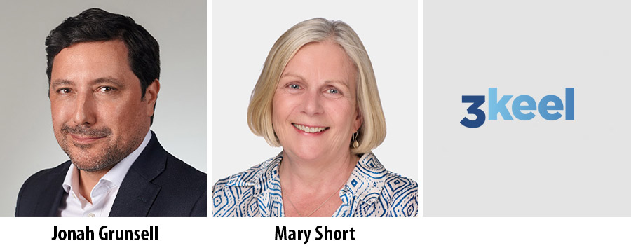 Two senior hires for 3Keel boost leadership team