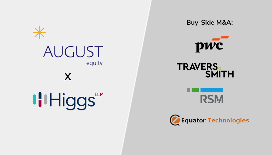 M&A advisors support August Equity with acquisition of Higgs