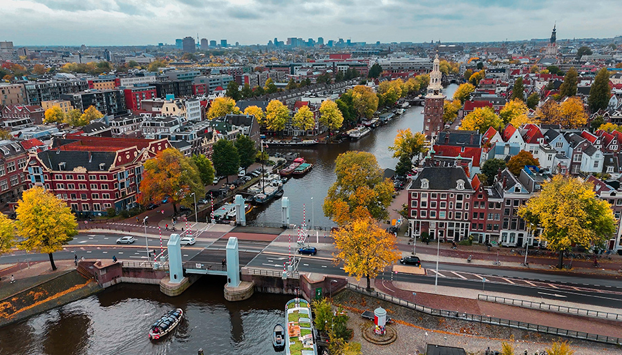 Amsterdam the top destination for UK emigrants in Europe