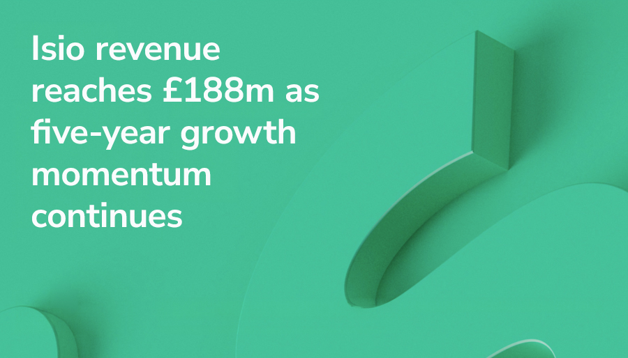 Revenues of Isio grow by double-digits to £188 million